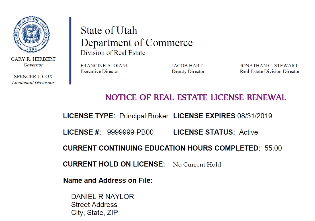 How do I renew my real estate license in Utah? - Institute of Real ...